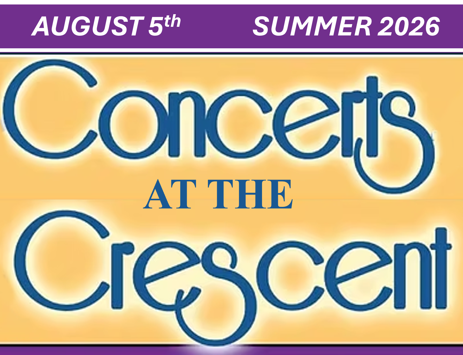 Concerts at the Crescent